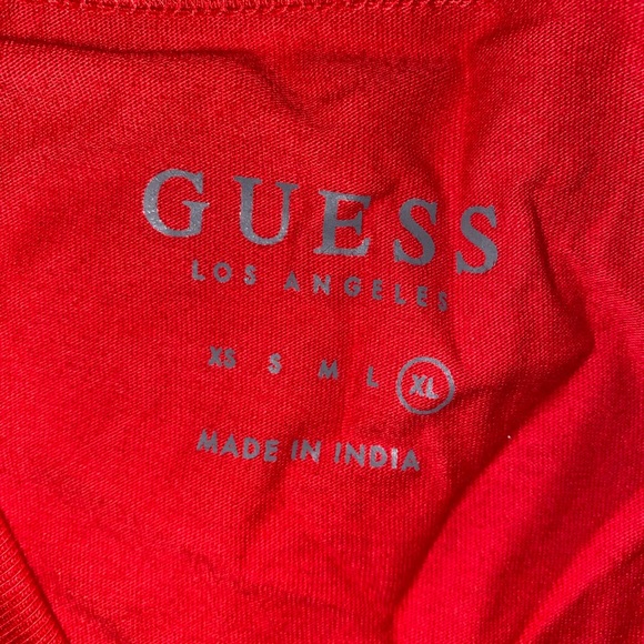 GUESS RED GYM TANKTOP! BRAND NEW!!! NEVER WORN!!! - Picture 5 of 5